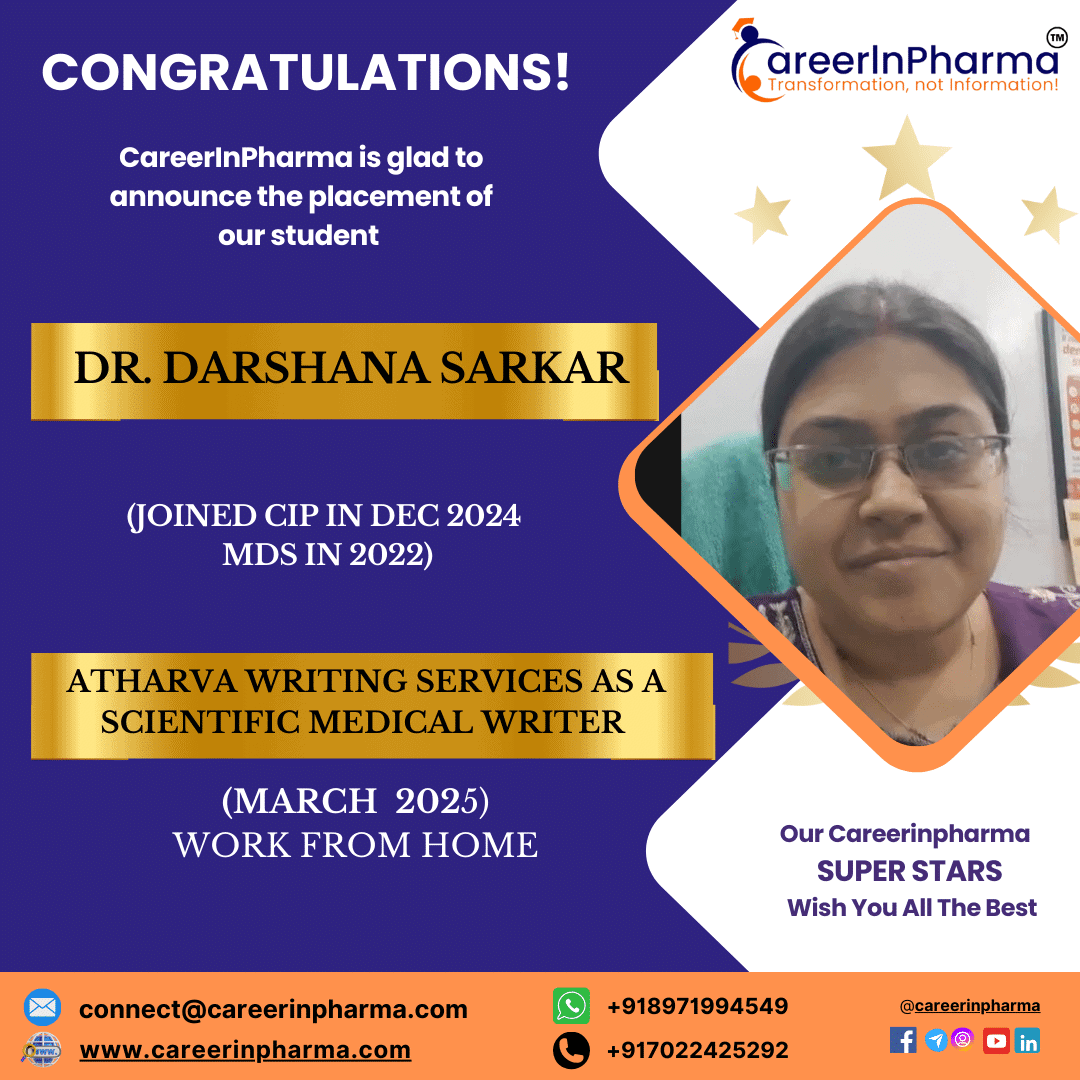 Job Placements Post Dr.Darshana 1