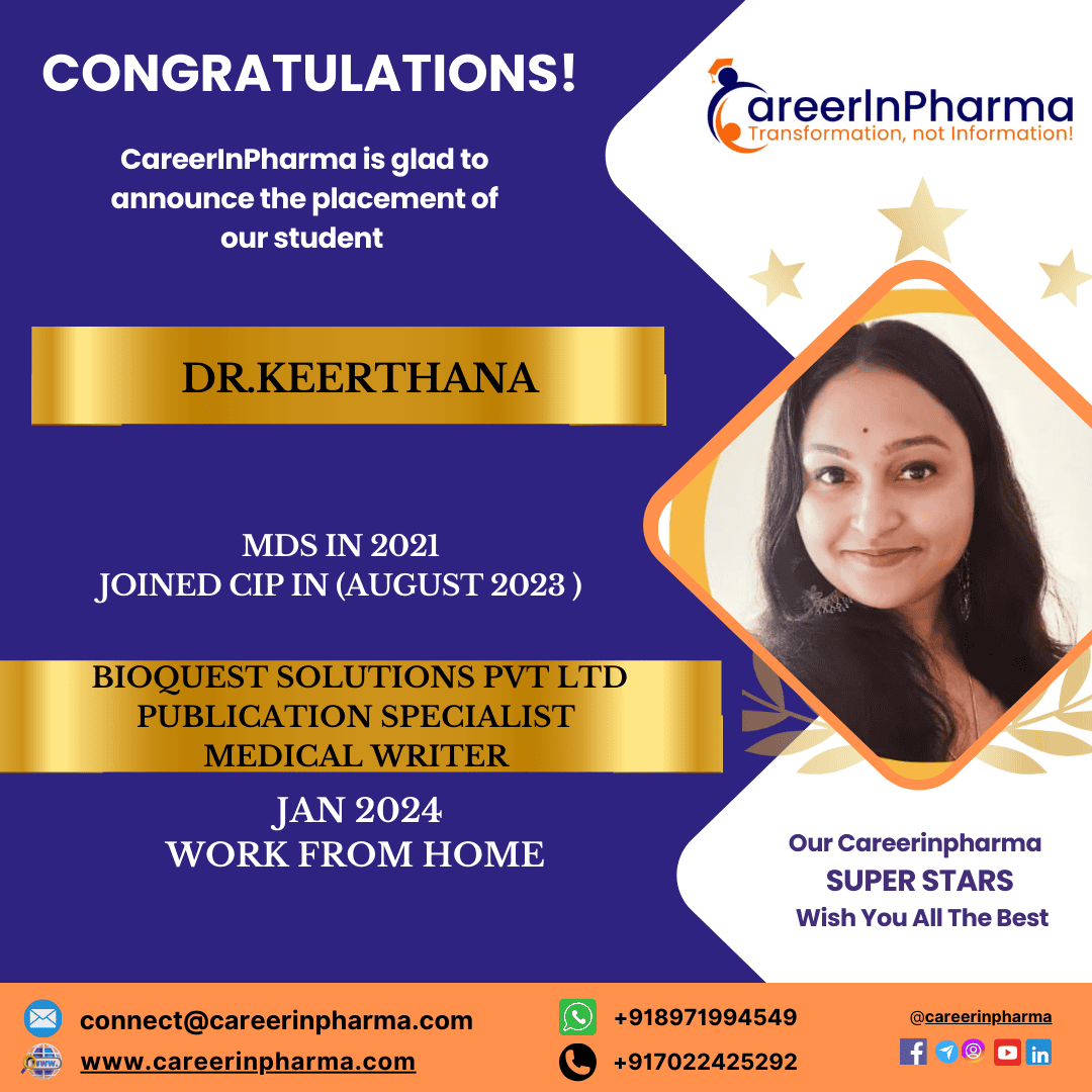 Job Placements Post dr.keerthana