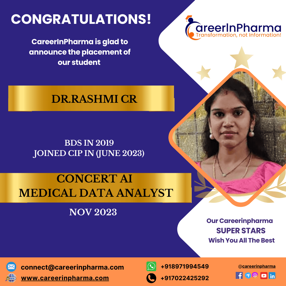 Job Placements Post dr.rashmi cr