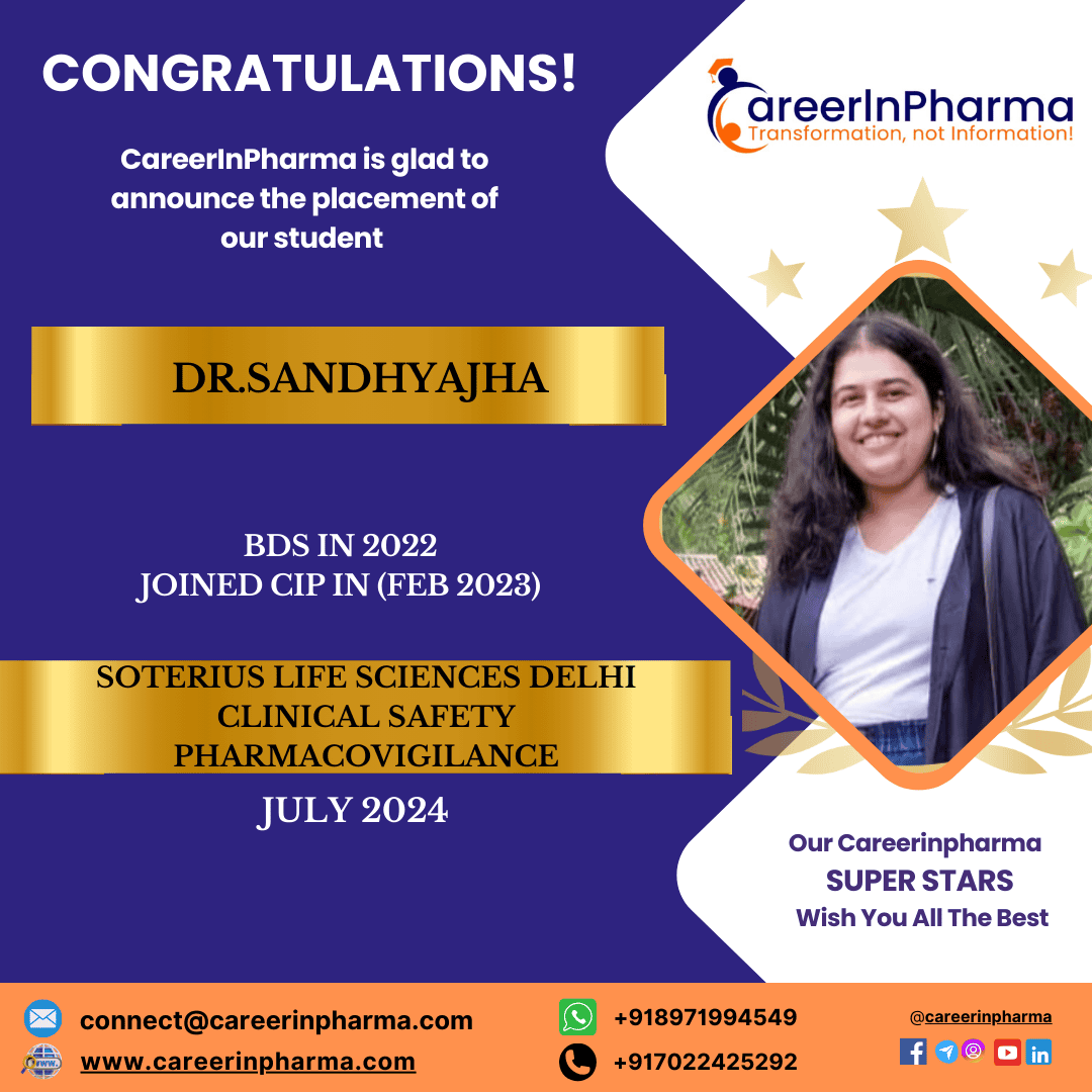 Job Placements Post dr.sandhyajha